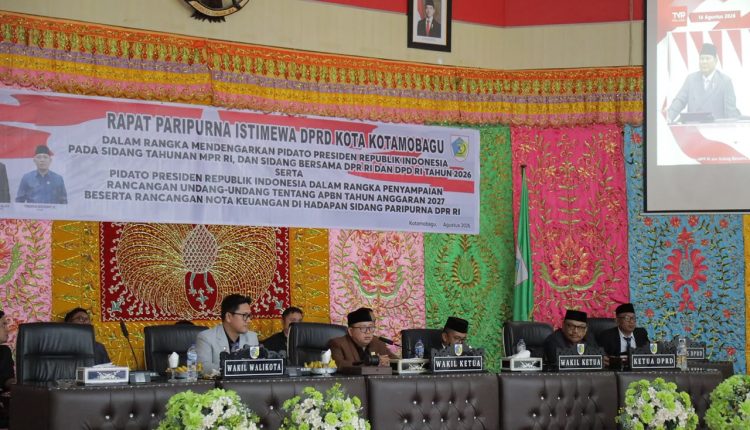 Wakil Walikota Kotamobagu Ikuti Pidato Kenegaraan Presiden