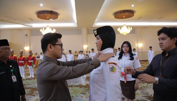 Wakil Walikota Kukuhkan Paskibraka Kotamobagu 2026, Tekankan Amanah dan Tanggung Jawab