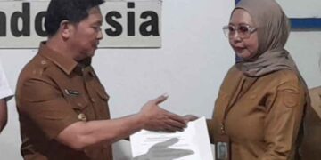 Ketua PMI Bolmong Dony Lumenta Lantik DR.Sahara Albugis Sebagai Dirut UPD PMI