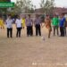 Wabup Dony Lumenta Tendang Bola Pertama Kick Off Laga Perdana Bola Kaki Mini Soccer Desa Mopait