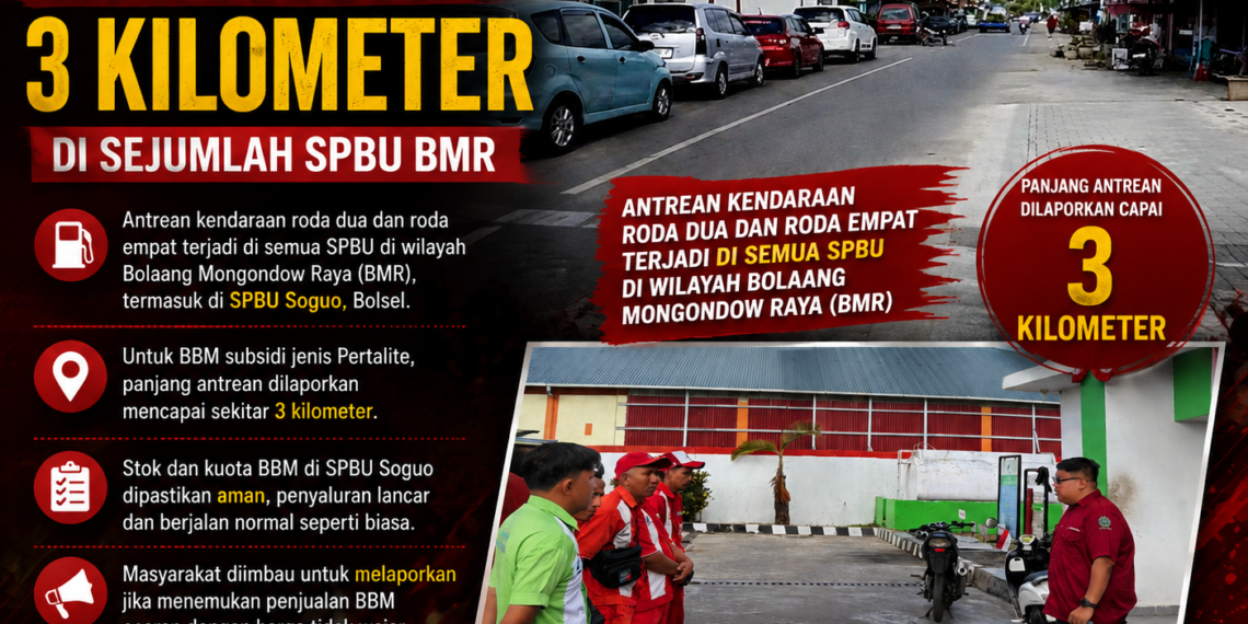 Antrean BBM Mengular hingga 3 Kilometer, SPBU Soguo Sebut Stok dan Kuota Aman
