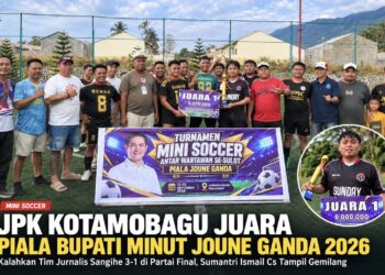 Comeback Gemilang, JPK Kotamobagu Juara Joune Ganda Cup 2026