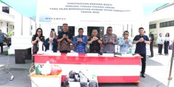 Kapolres Kotamobagu Hadiri Pemusnahan 6,7 Gram Sabu dan Obat Terlarang