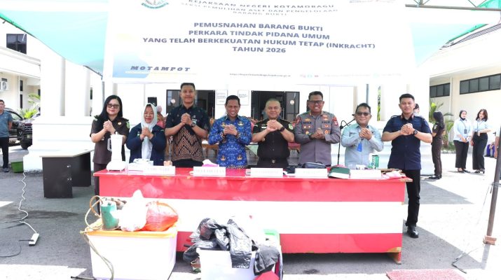 Kapolres Kotamobagu Hadiri Pemusnahan 6,7 Gram Sabu dan Obat Terlarang