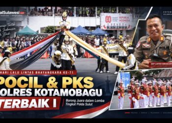 Pocil dan PKS Polres Kotamobagu Sabet Terbaik I, Borong Juara Umum