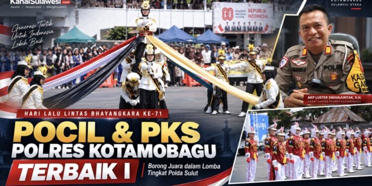 Pocil dan PKS Polres Kotamobagu Sabet Terbaik I, Borong Juara Umum