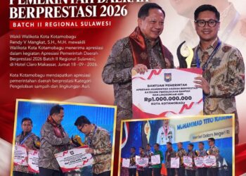 Kotamobagu Raih Penghargaan Regional Sulawesi, Unggul dalam Pengelolaan Sampah dan Lingkungan
