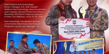 Kotamobagu Raih Penghargaan Regional Sulawesi, Unggul dalam Pengelolaan Sampah dan Lingkungan