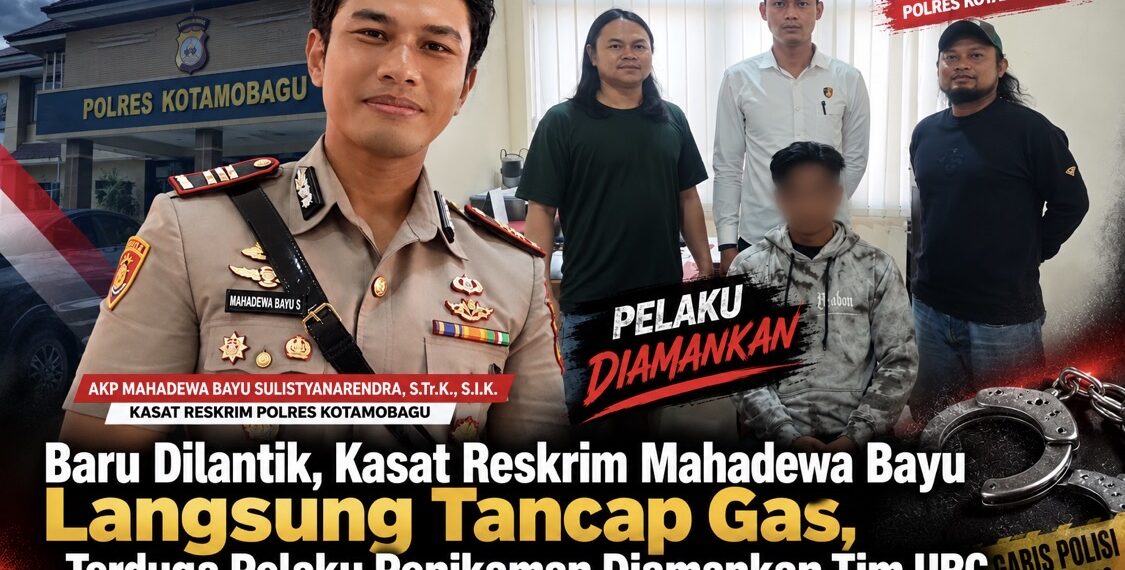 Baru Dilantik, Kasat Reskrim Mahadewa Bayu Langsung Tancap Gas, Terduga Pelaku Penikaman Diamankan