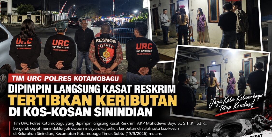 Tim URC Dipimpin Kasat Reskrim Mahadewa Bayu Tertibkan Keributan di Kos-Kosan Sinindian