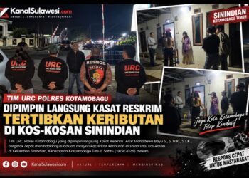 Tim URC Dipimpin Kasat Reskrim Mahadewa Bayu Tertibkan Keributan di Kos-Kosan Sinindian