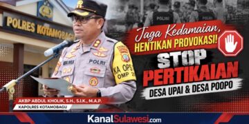 Pertikaian Upai-Poopo Jadi Perhatian, Kapolres Kotamobagu Ajak Warga Baku-Baku Bae