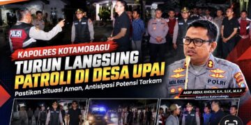 Pastikan Situasi Kondusif, Kapolres Kotamobagu Patroli di Upai