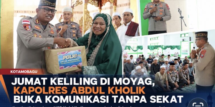 Jumat Keliling di Moyag, Kapolres Abdul Kholik Buka Komunikasi Tanpa Sekat