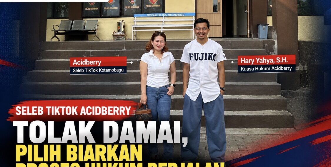 Seleb TikTok Acidberry Tolak Damai, Pilih Biarkan Proses Hukum Berjalan