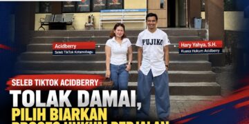 Seleb TikTok Acidberry Tolak Damai, Pilih Biarkan Proses Hukum Berjalan