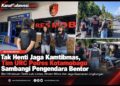 Tak Henti Jaga Kamtibmas, Tim URC Polres Kotamobagu Sambangi Pengendara Bentor