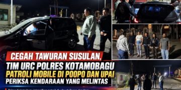 Tak Beri Celah Tawuran Susulan, Tim URC Perketat Patroli dan Periksa Kendaraan di Poopo–Upai