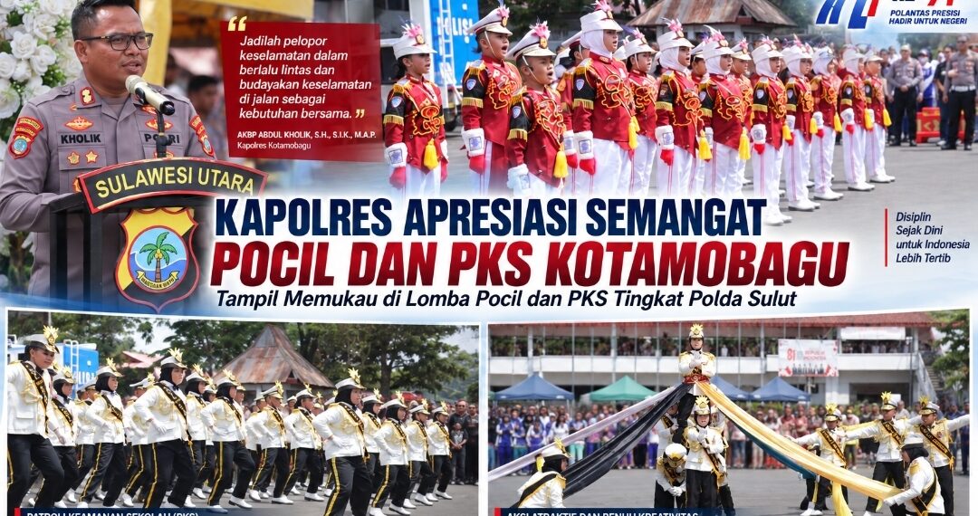 Kapolres Apresiasi Semangat Pocil dan PKS Kotamobagu