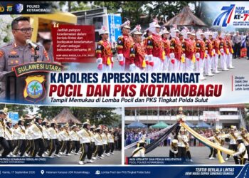 Kapolres Apresiasi Semangat Pocil dan PKS Kotamobagu