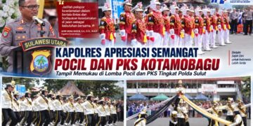 Kapolres Apresiasi Semangat Pocil dan PKS Kotamobagu