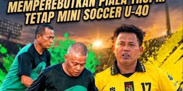 Laga Final Mini Soccer U-40 Piala Tetap HUT RI ke-8 Desa Mopait Siap Sajikan Duel Sengit
