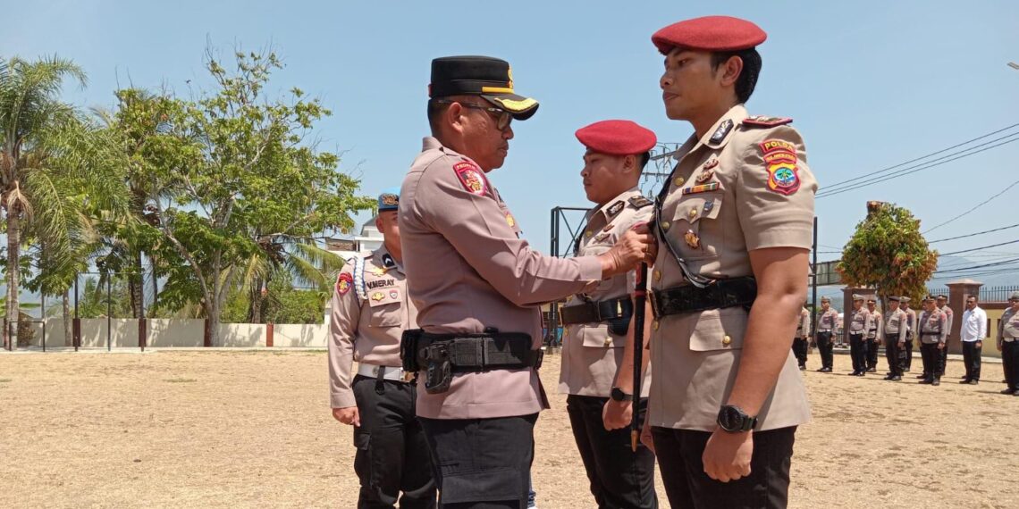 Kapolres Abdul Kholik Pimpin Sertijab, Mahadewa Bayu Jabat Kasat Reskrim