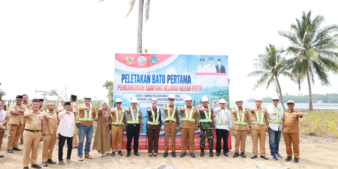 Dapat Program Prioritas Nasional, Bolsel Mulai Pembangunan Enam Kampung Nelayan Merah Putih