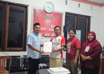 Aulia Rahman Ali Resmi Daftar Calon Sangadi Molibagu, Usung Slogan “MOLIBAGU BERAWAL”