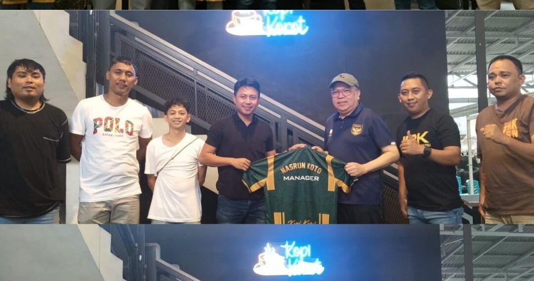Nasrun Koto Dukung JPK FC, Siap Berlaga di Berbagai Event Sepakbola Wartawan Sulut