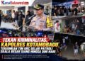 Tekan Kriminalitas, Kapolres Kotamobagu Terjunkan Tim URC Gelar Patroli Skala Besar hingga Dini Hari