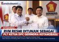 YSK Tunjuk Rendy Mangkat Pimpin Gerindra Kotamobagu, Konsolidasi Besar Dimulai
