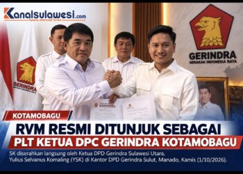 YSK Tunjuk Rendy Mangkat Pimpin Gerindra Kotamobagu, Konsolidasi Besar Dimulai