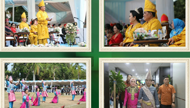 Wali Kota Weny Gaib Hadiri Upacara HUT ke-62 Provinsi Sulawesi Utara