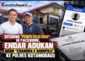 Dituding “Penipu Kelas Kakap” di Facebook, Endar Adukan Akun “Chandra E Damopolii” ke Polres Kotamobagu