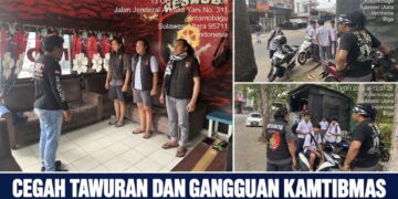 Cegah Tawuran dan Gangguan Kamtibmas, URC Polres Kotamobagu Gelar Patroli Mobile Siang-Malam