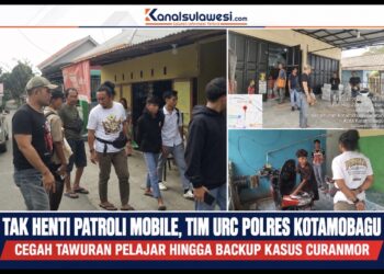 Tak Henti Patroli Mobile, Tim URC Polres Kotamobagu Cegah Tawuran Pelajar hingga Backup Kasus Curanmor