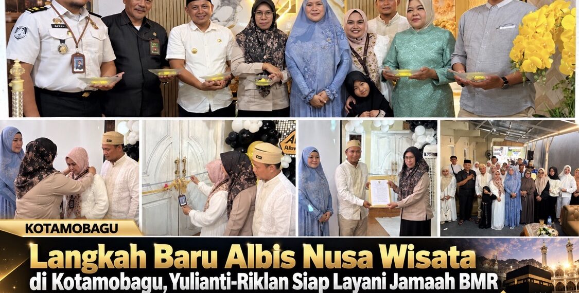Langkah Baru Albis Nusa Wisata di Kotamobagu, Yulianti-Riklan Siap Layani Jamaah BMR Menuju Baitullah