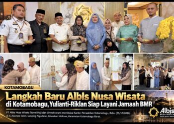 Langkah Baru Albis Nusa Wisata di Kotamobagu, Yulianti-Riklan Siap Layani Jamaah BMR